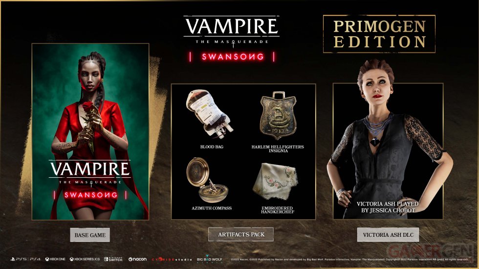 Vampire The Masquerade - Swansong Primogen Edition