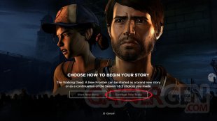 Walking Dead 3 Choose How to Begin Your Story