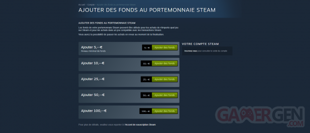 steam wallet