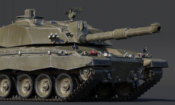 War Thunder challenger 2 2560x1440 logo