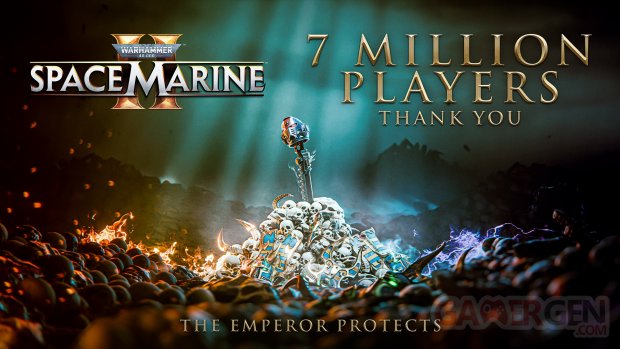 Warhammer 40,000 Space Marine 2 7 millions joueurs chiffre ventes
