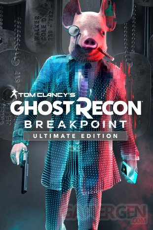 Watch Dogs Legion jaquette piratée hacked cover art Ghost Recon Breakpoint