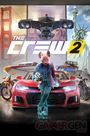 Watch Dogs Legion jaquette piratée hacked cover art The Crew 2