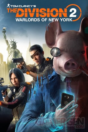 Watch Dogs Legion jaquette piratée hacked cover art The Division 2 Warlords of New York