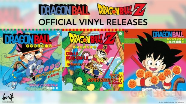 Wayô Records Dragon Ball Z vinyles disque thème générique