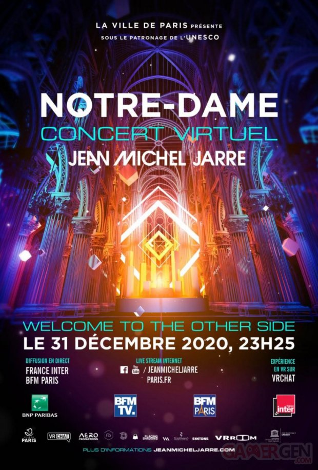 « Welcome to The Other Side » Jean Michel Jarre affiche