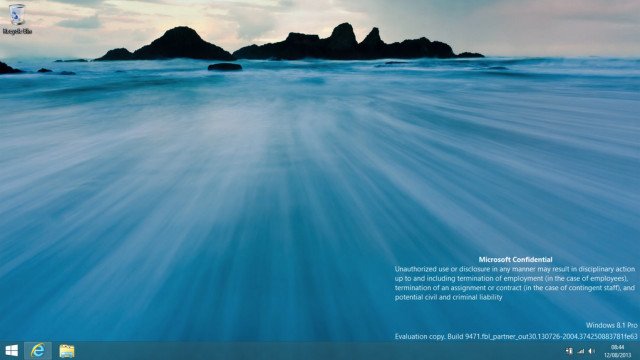 Windows 8.1 beta fuite 