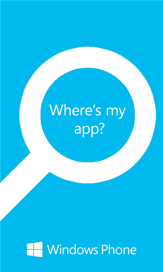 Windows Phone Where\'s my app - 01