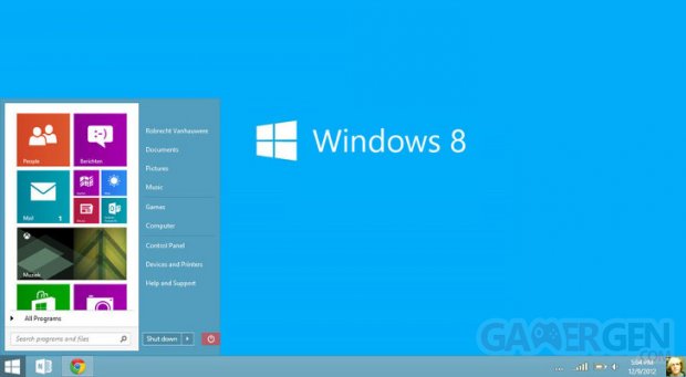 windows8 start menu