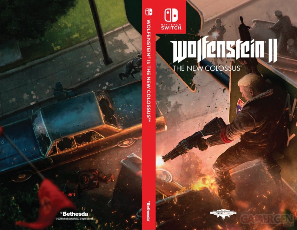 Wolfenstein II New Colossus Switch Cover Jaquette 002