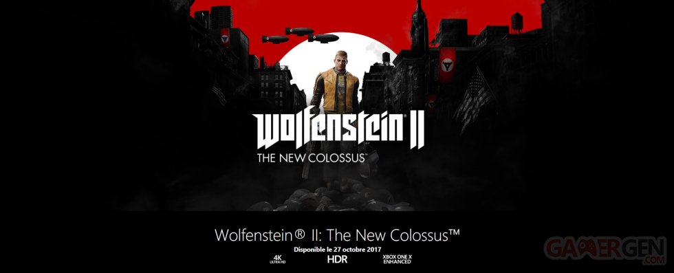 Wolfenstein II New Colossus Xbox One X 4K