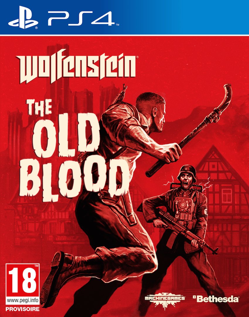 Wolfestein The Old Blood jaquette PS4