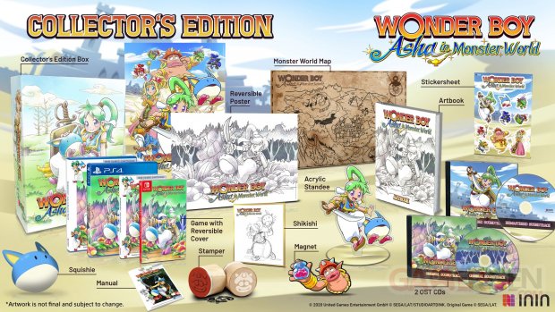 Wonder Boy Asha in Monster World collector 17 12 2020