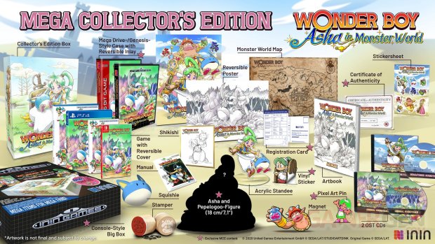 Wonder Boy Asha in Monster World mega collector 17 12 2020