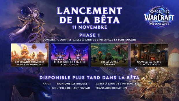 World of Warcraft Midnight Beta phase 1