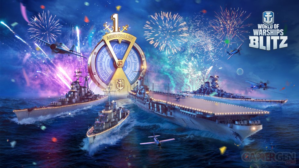 World of Warships Blitz _1stAnniversary_Artwork_EN_1920x1080_Logo