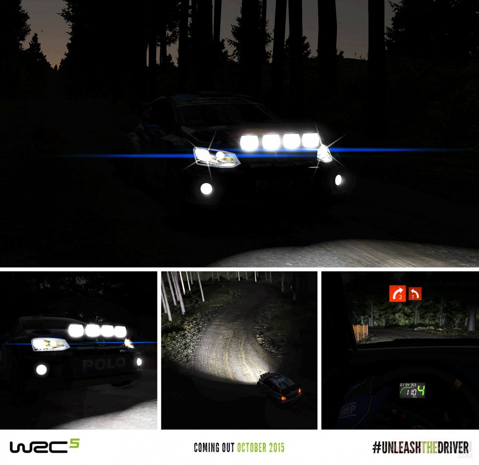WRC 5 courses de nuit