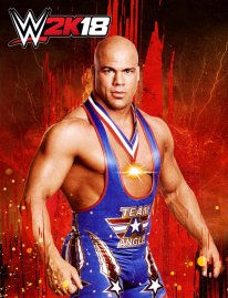 WWE 2K18 Kurt Angle artwork