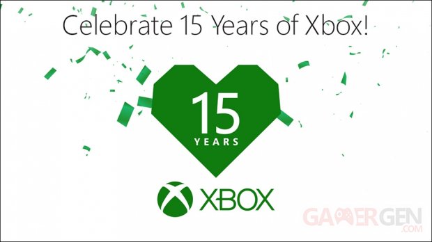 Xbox 15 ans