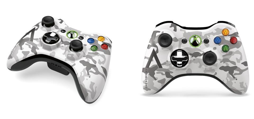 Xbox 360 manette artic camouflage