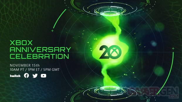 Xbox Anniversary Celebration évènement date annonce head