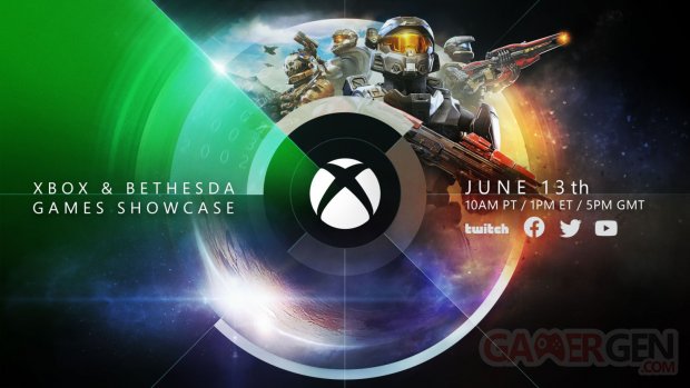 Xbox Bethesda Games zeigt Schlüsselkunst für die E3 2021.