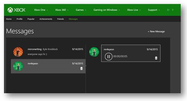 Xbox.com mise a? jour 1