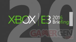 Xbox E3 2016 logo head media briefing