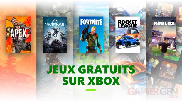 Xbox free to play jeux gratuits