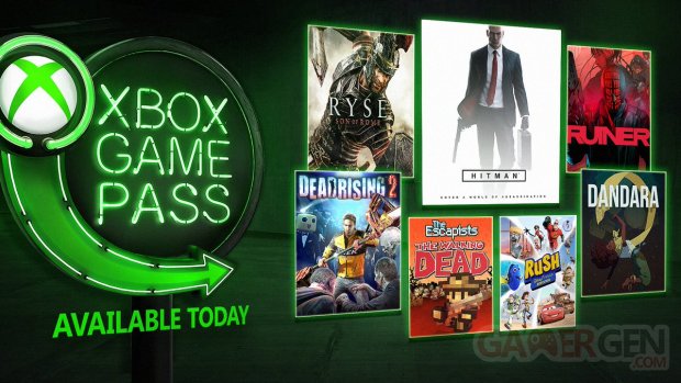 Xbox Game Pass aout 2018
