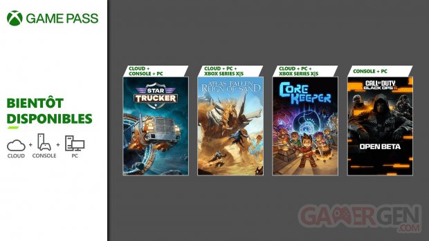 Xbox Game Pass août 2024 suite