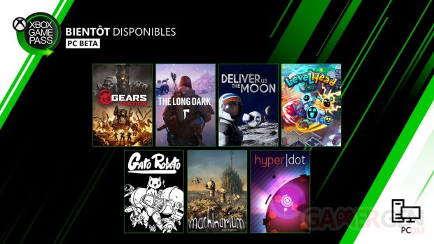 Xbox Game Pass avril 2020 pc