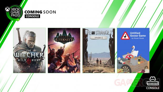 Xbox Game Pass console décembre 2019