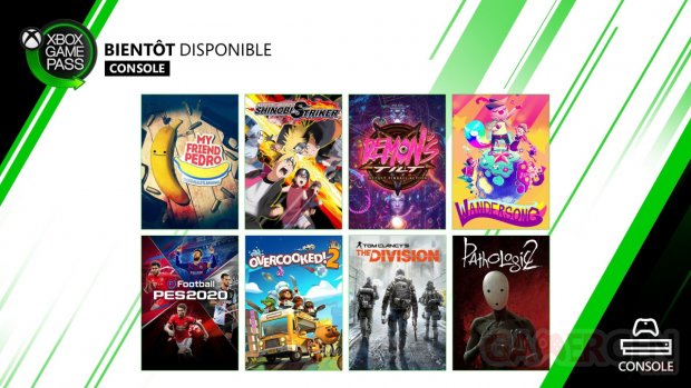 Xbox Game Pass décembre 2019
