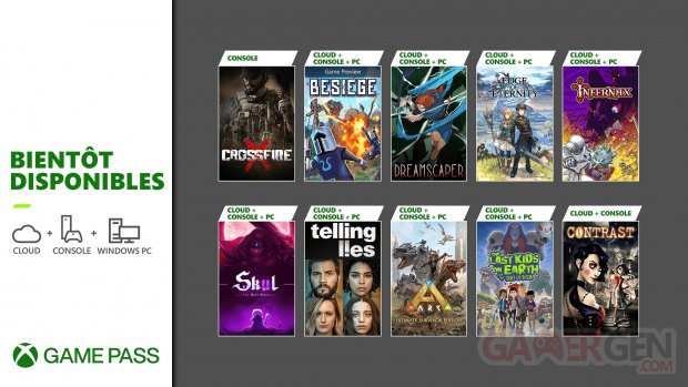 Xbox Game Pass février 2022