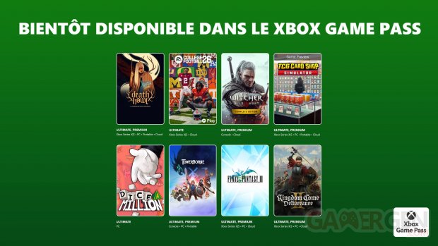 Xbox Game Pass février 2026 suite