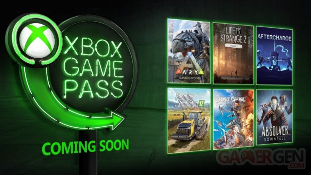Xbox Game Pass janvier 2019