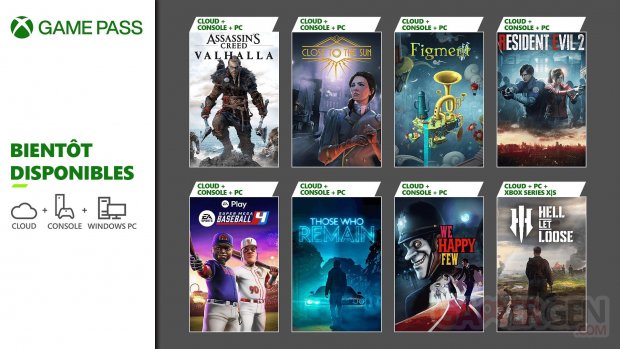 Xbox Game Pass janvier 2024 fr
