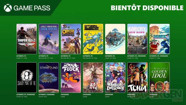 Xbox Game Pass janvier 2025 suite