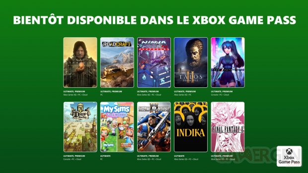 Xbox Game Pass janvier 2026 suite