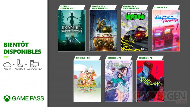 Xbox Game Pass nouveautés fin juin début juillet 2023