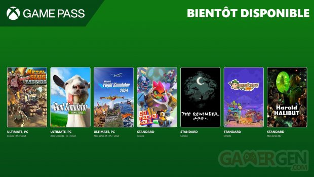 Xbox Game Pass novembre 2024