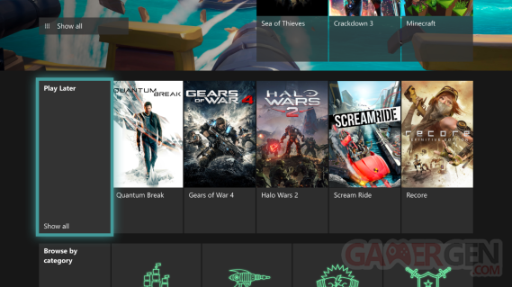 Xbox Game Pass Screenshot play later