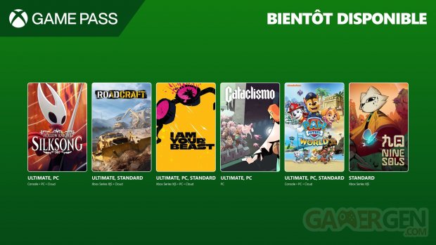 Xbox Game Pass septembre 2025