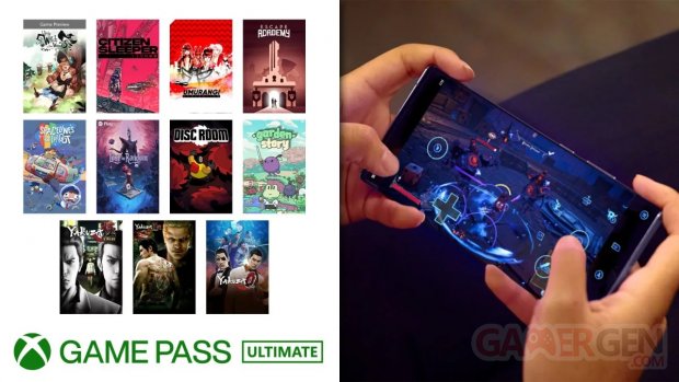 Xbox Game Pass Ultimate 18 07 2022 nouveautés commandes tactiles