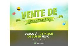xbox live vente printemps 2014.