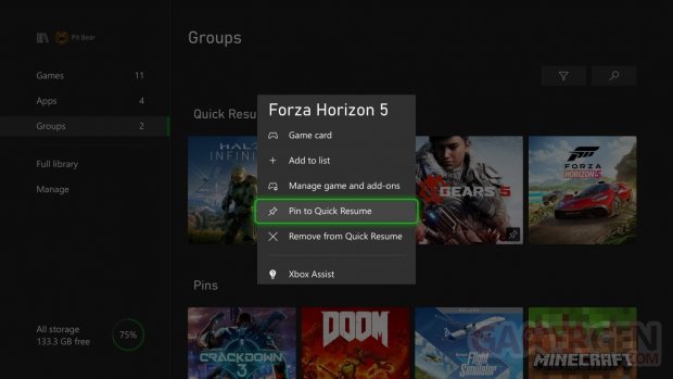 Xbox mise à jour mars 2022 pic 1