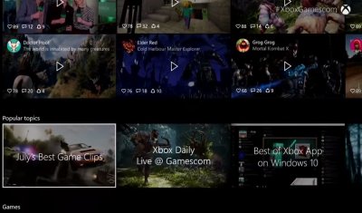 #GC2015 - Xbox One : la prochaine interface à nouveau montrée en action ...
