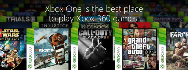 Xbox One 360 back rétrocompatibilité