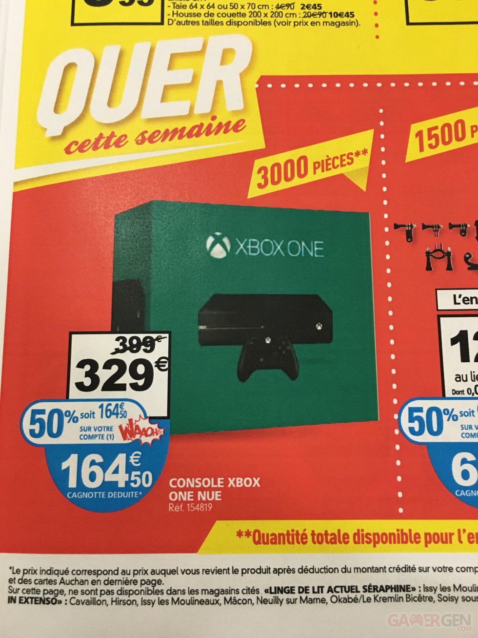 Xbox One Deal auchan